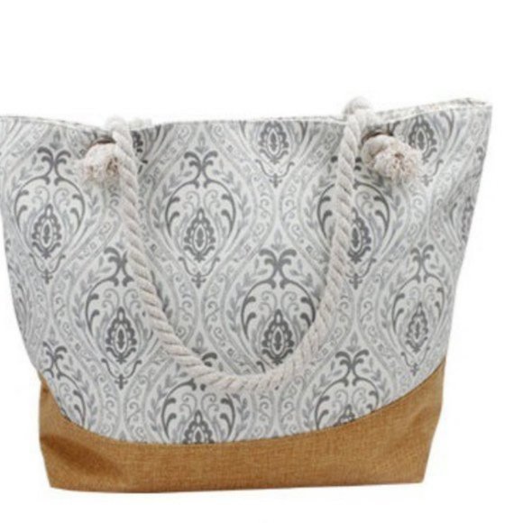 Print Rope Handle Tote Bag - Picture 4 of 5